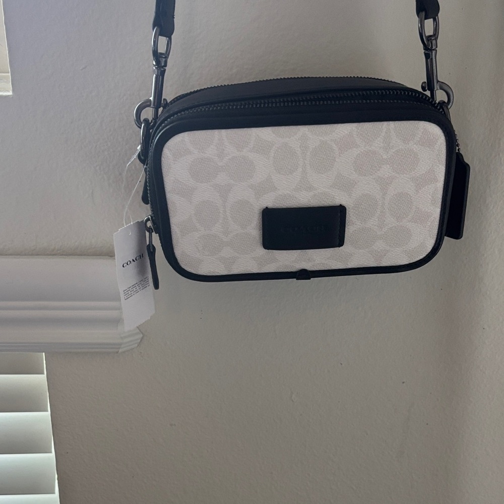 Coach White and Black Crossbody Bag - Picture 9 of 14